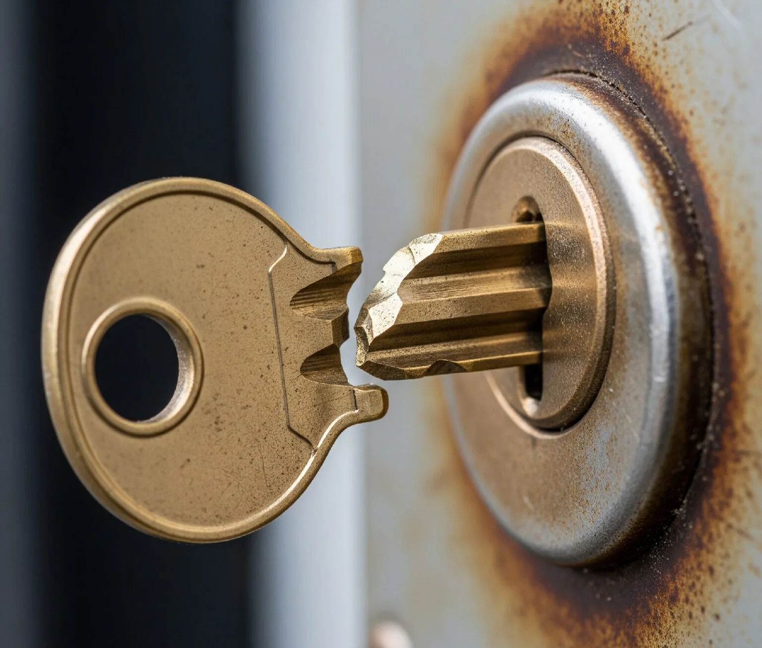 clé cassée dans barillet